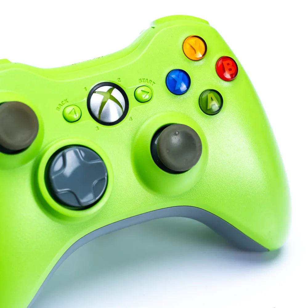 Xbox 360 Trådløs Kontroller Limegrønn - Retrospillkongen