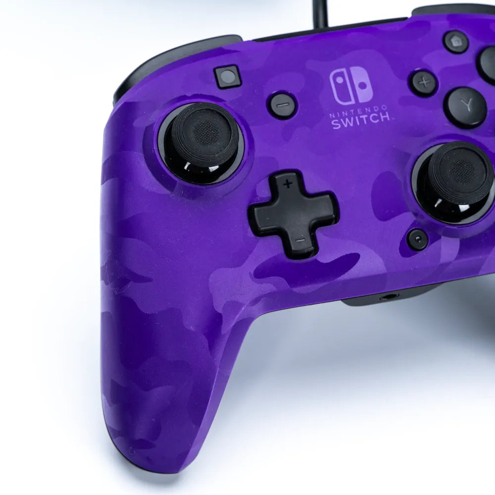 Nintendo Switch Kontroller Lilla Camo (Kablet) - Retrospillkongen