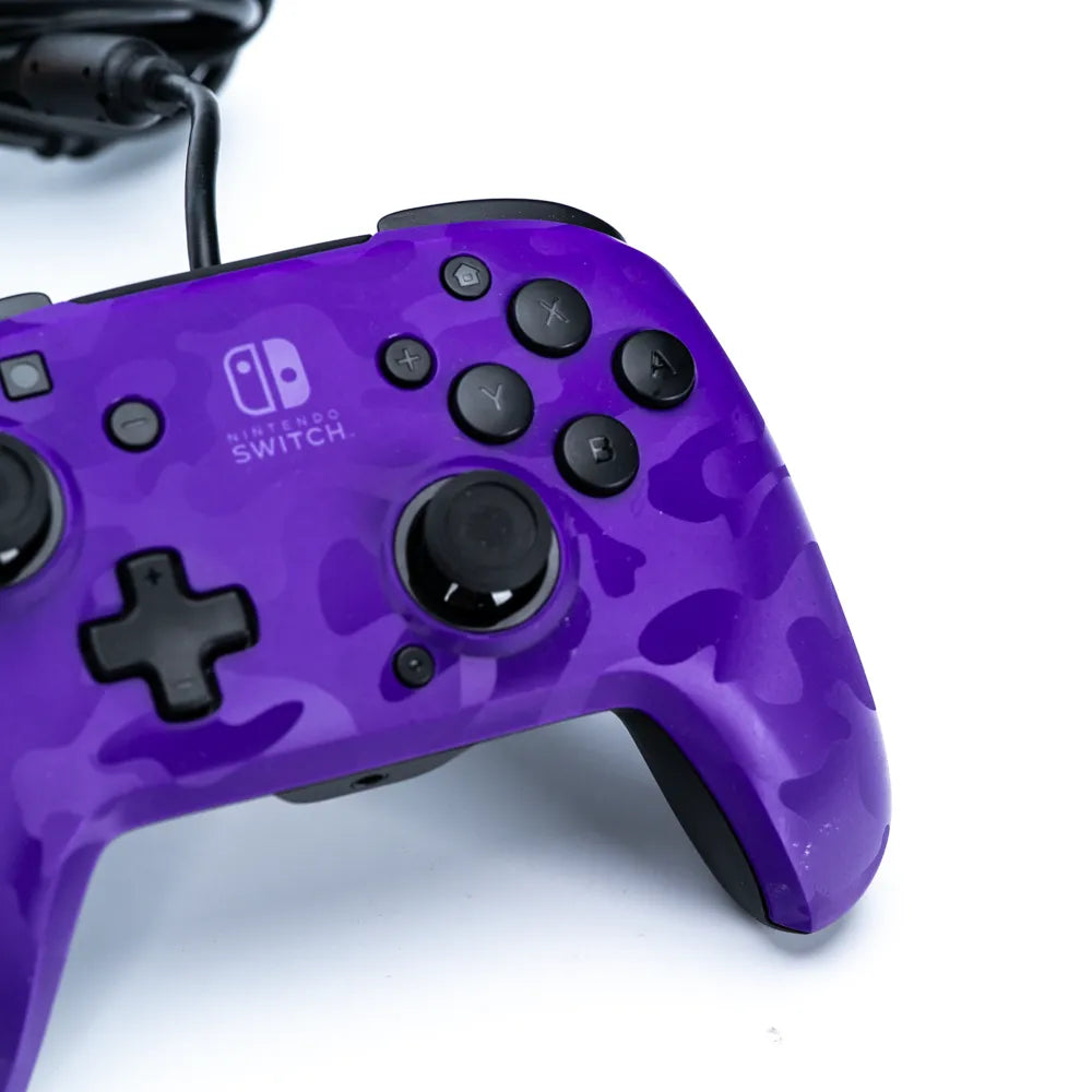 Nintendo Switch Kontroller Lilla Camo (Kablet) - Retrospillkongen