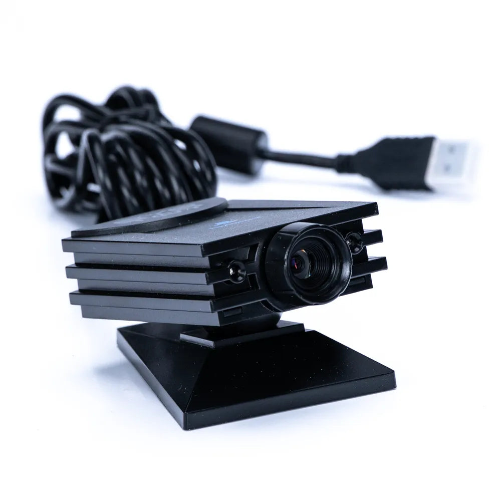 EyeToy Play Komplett Pakke i Original Eske med Kamera og Spill - PS2 (Svart) - Retrospillkongen