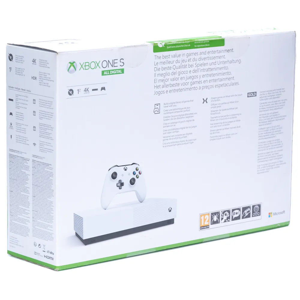 Xbox One S All Digital Edition 1TB i eske - Retrospillkongen