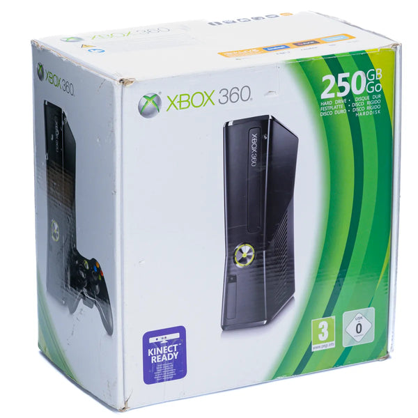 Microsoft Xbox 360 250 GB Konsoll i Eske (Matt svart)