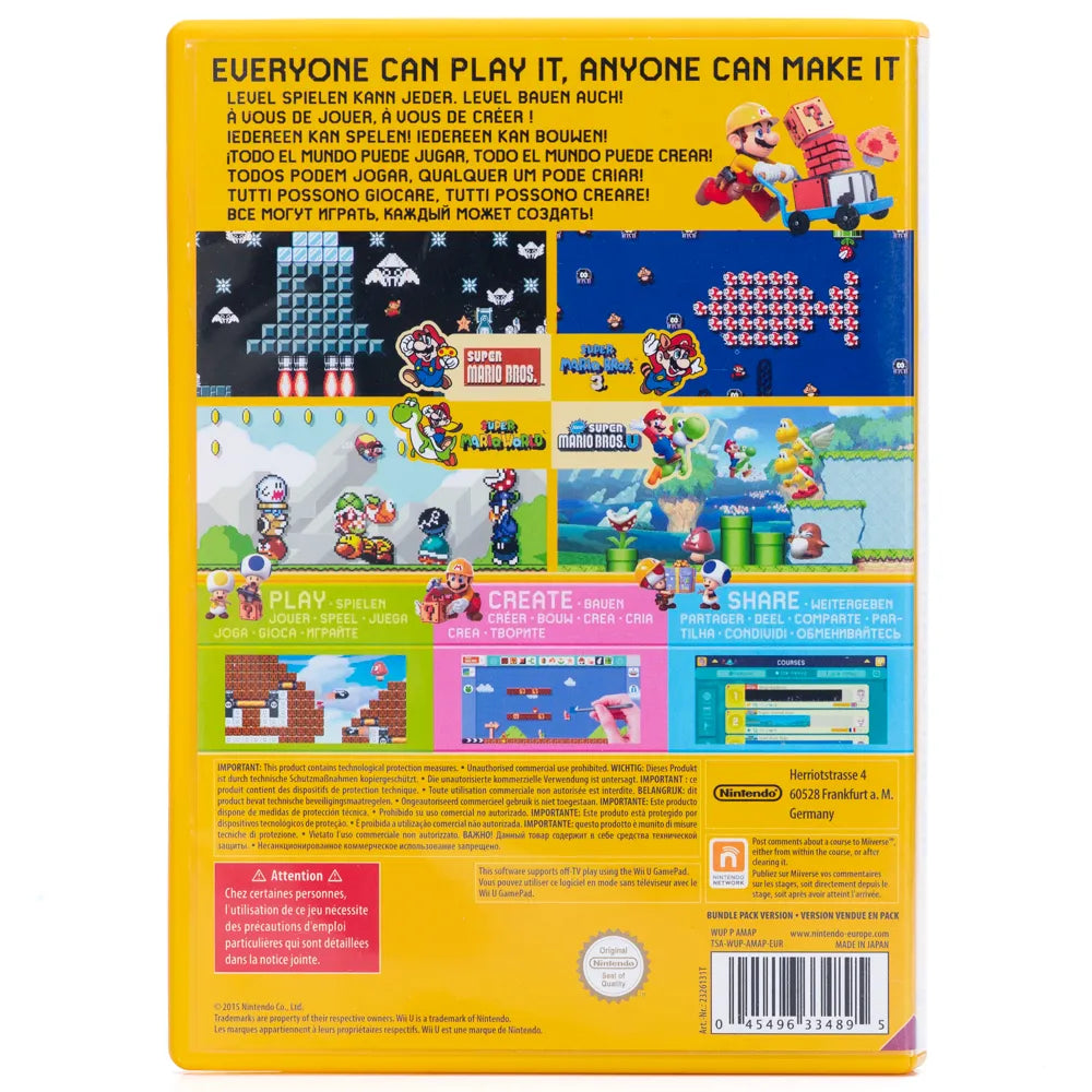 Super Mario Maker - Wii U spill - Retrospillkongen