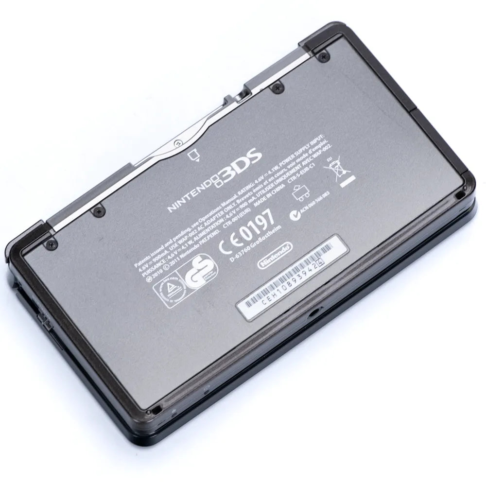 Nintendo 3DS - Cosmo Black Håndholdt Konsoll m/Strømadapter - Retrospillkongen
