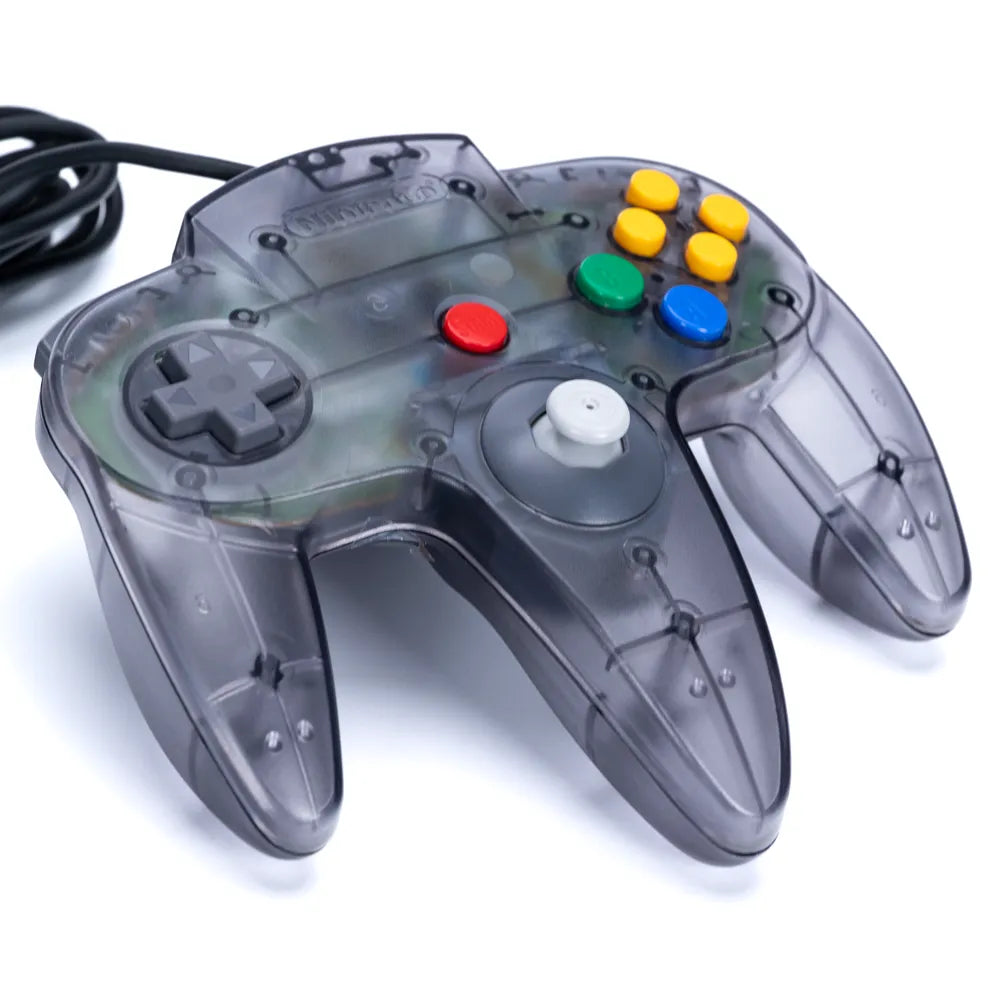Original Nintendo 64 Funtastic Smoke Grey Kontroll - N64 - Retrospillkongen