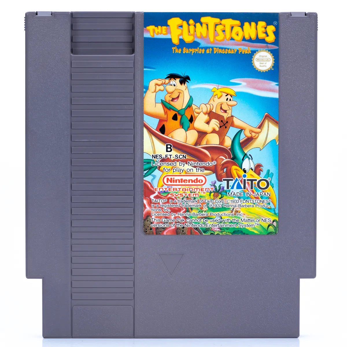 The Flintstones The Suprise at Dinosaur Peak - NES spill (Komplett i eske, SCN) - Retrospillkongen