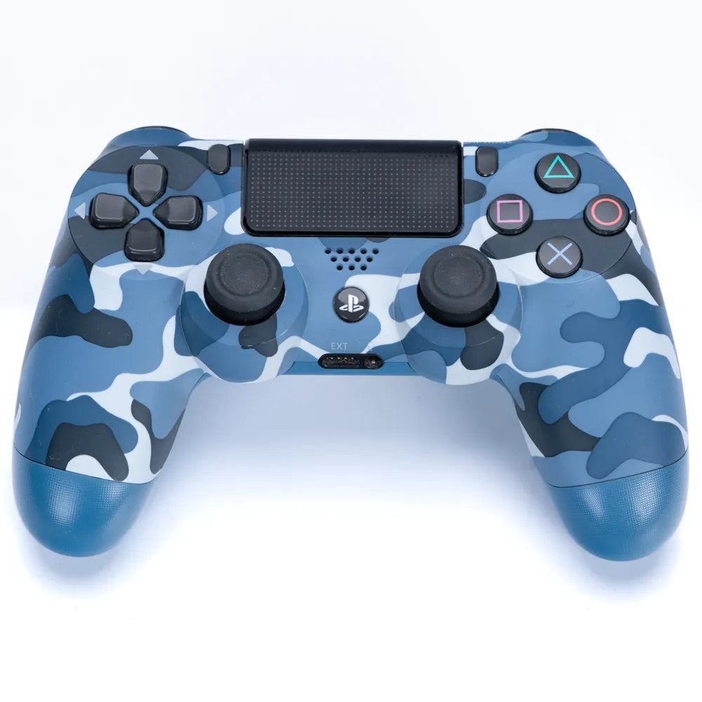 Original Sony PlayStation 4 Kontroller Blå Camo - PS4 - Retrospillkongen