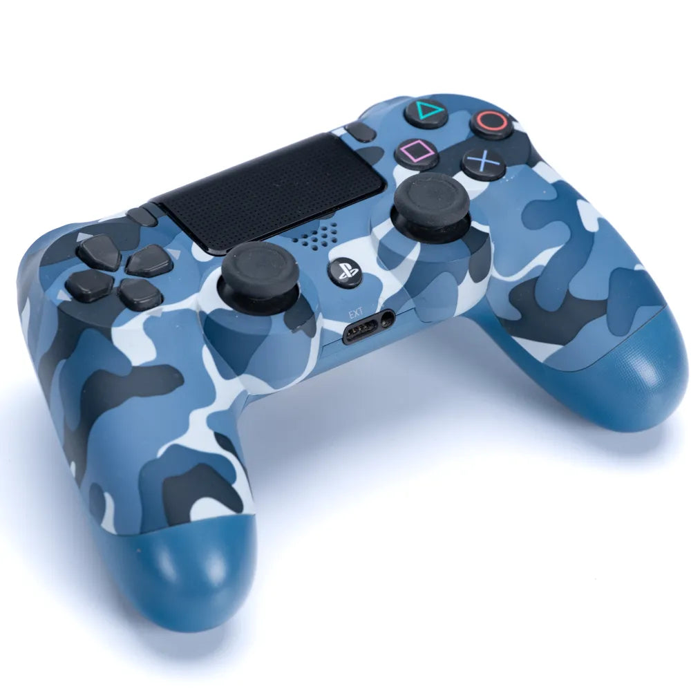 Original Sony PlayStation 4 Kontroller Blå Camo - PS4 - Retrospillkongen