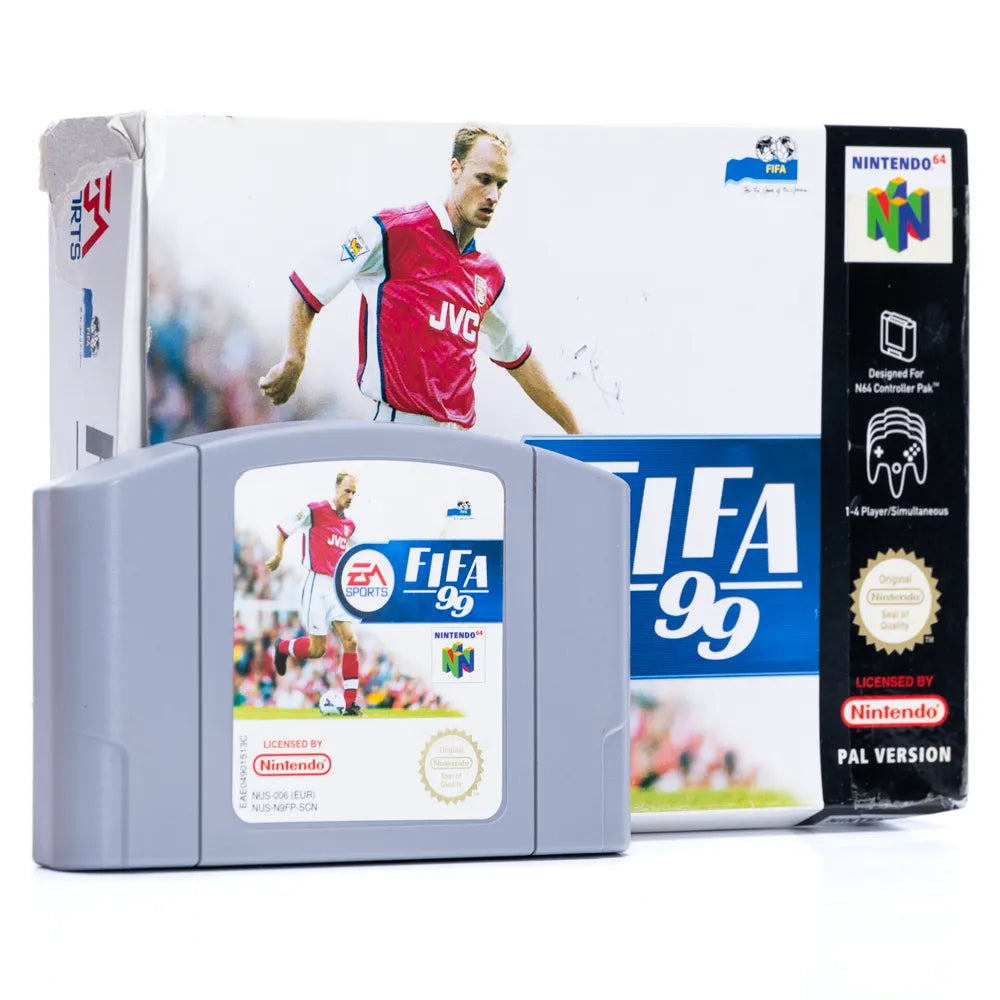 FIFA 99 - N64 spill (i Eske) - Retrospillkongen