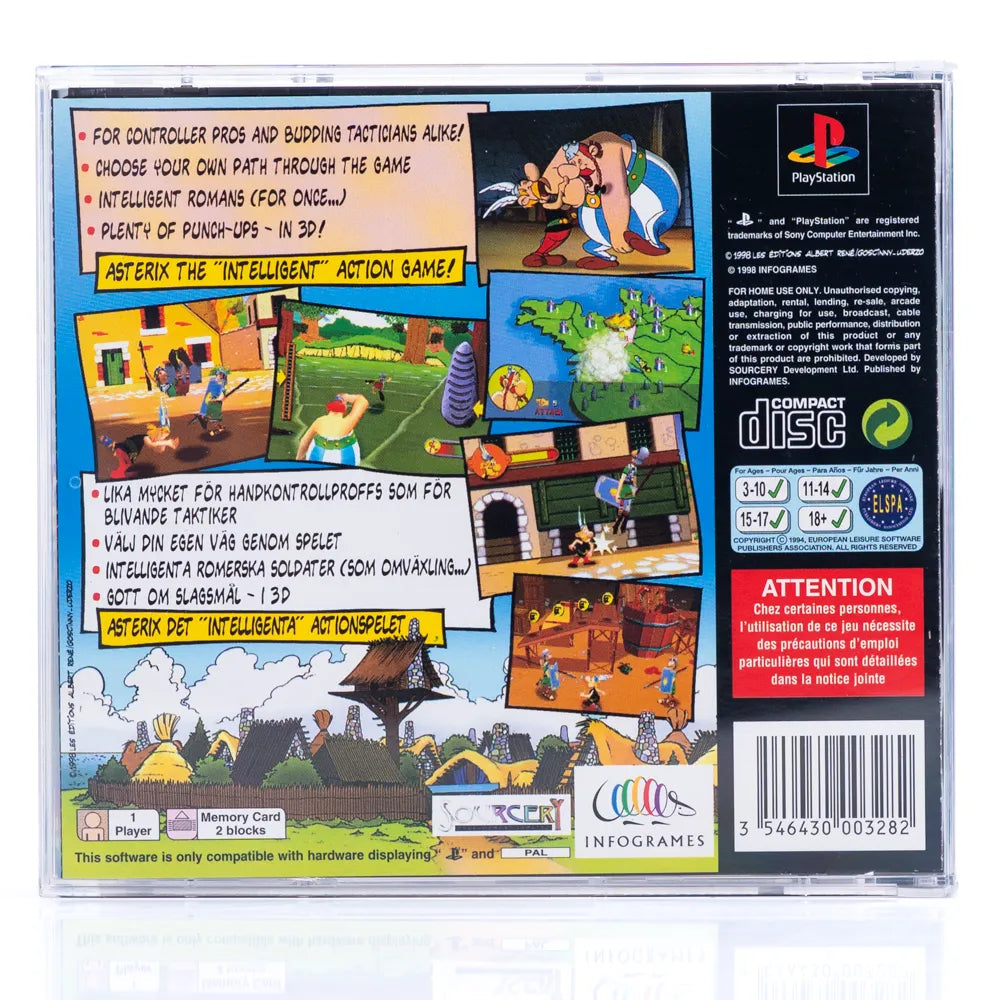 Astérix: The Gallic War - PS1 spill - Retrospillkongen