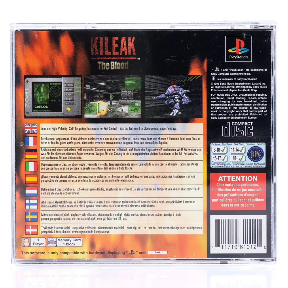 Kileak: The Blood - PS1 spill - Retrospillkongen