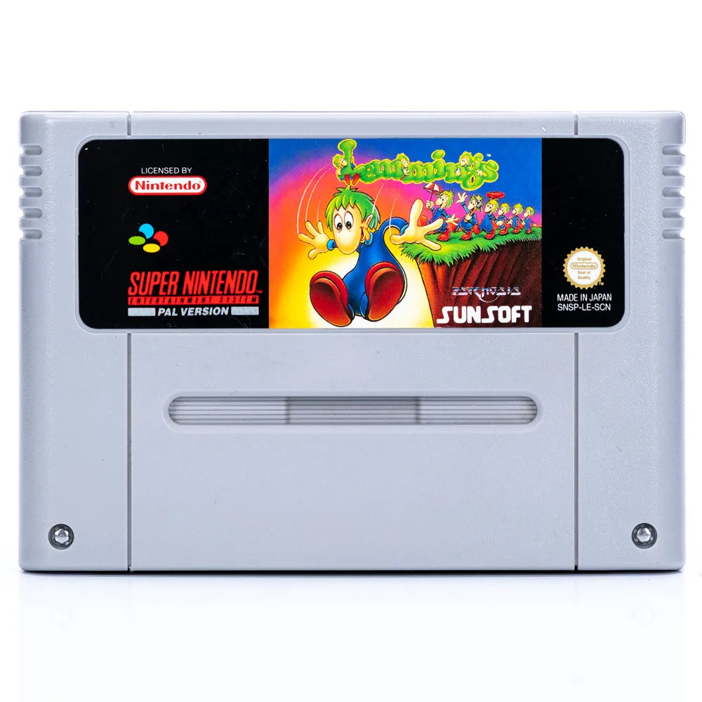 Lemmings - SNES spill - Retrospillkongen