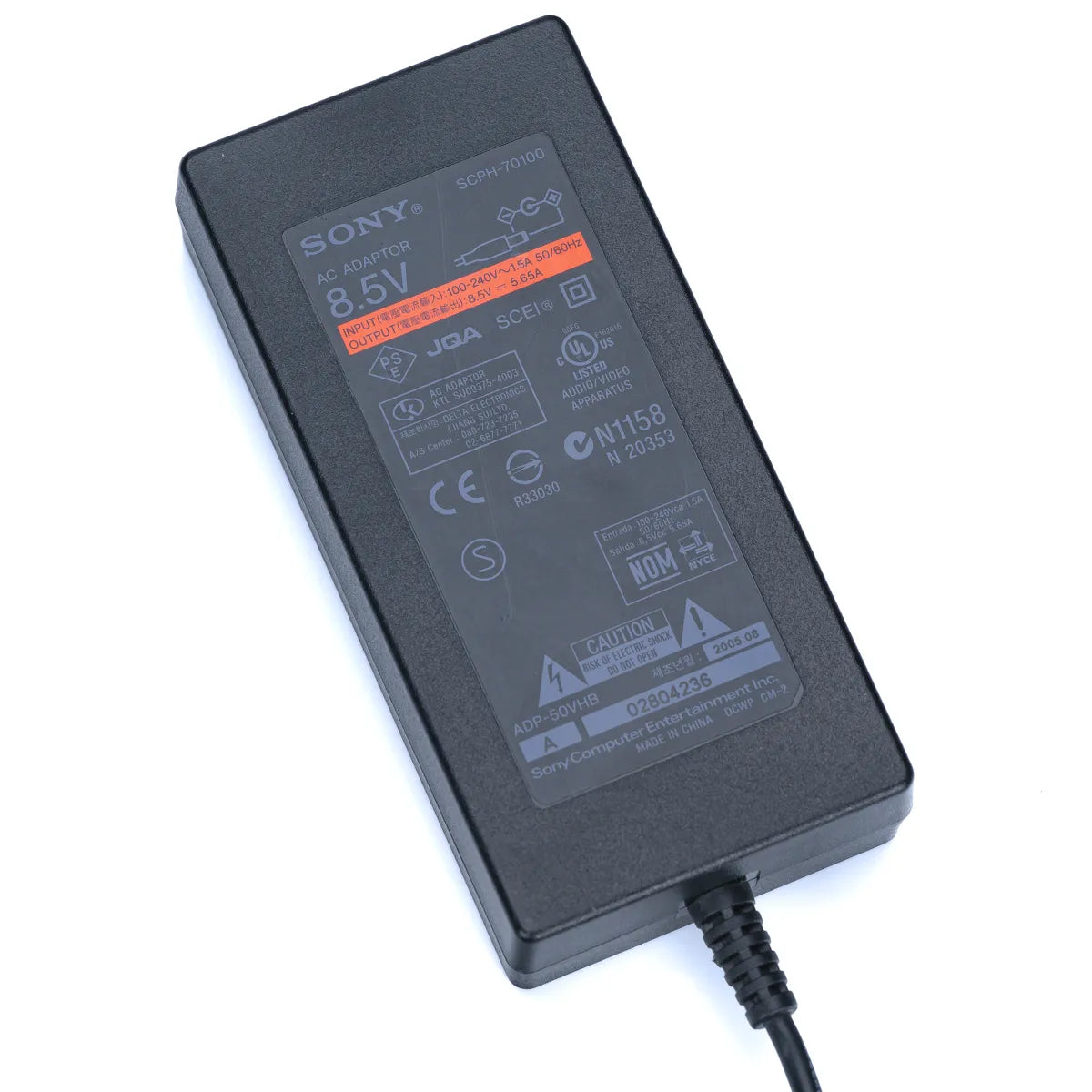 Original Sony Strømadapter til PS2 Slim 7000-serie - Retrospillkongen