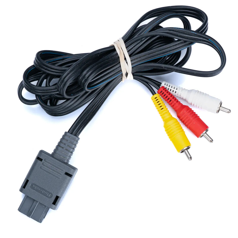 Original Nintendo Kompositt RCA-AV Kabel for SNES, N64 & GameCube