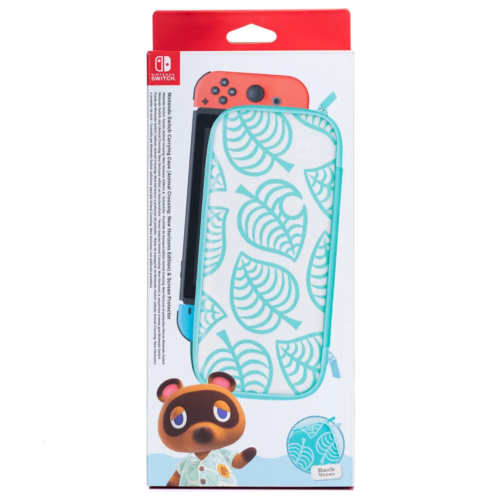 Nintendo Switch Animal Crossing: New Horizons Carrying Case + Skjermbeskytter (i Eske)
