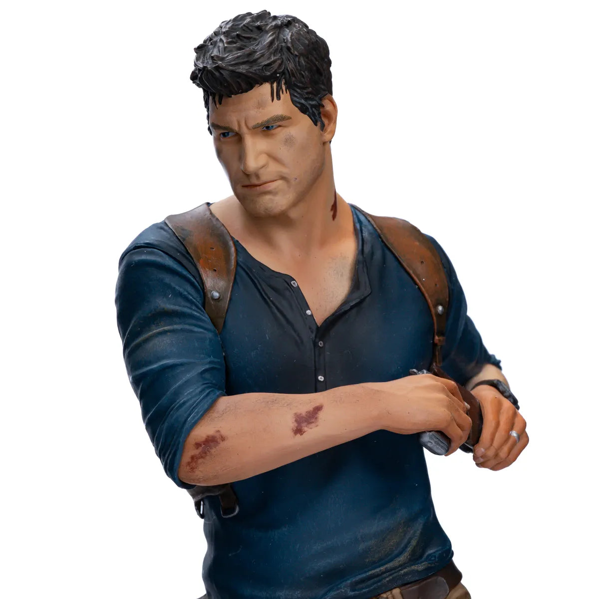Original Uncharted 4 Nathan Drake Figur Statue - Retrospillkongen