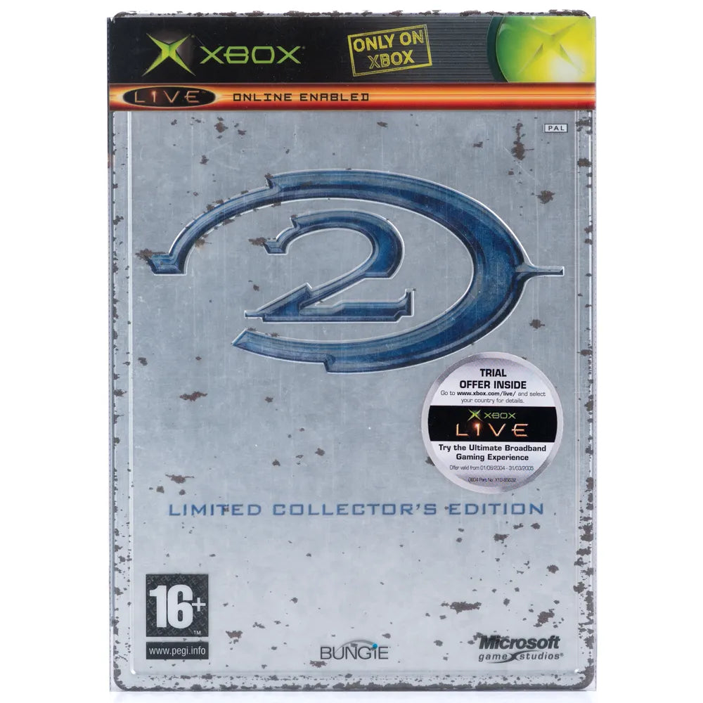 Halo 2 Limited Collector´s Edition (Steelbook)- Xbox spill - Retrospillkongen