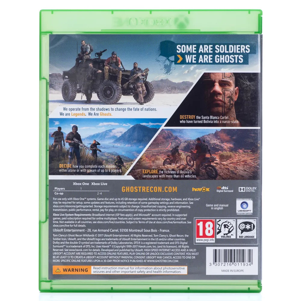 Tom Clancy’s Ghost Recon Wildlands Deluxe Edition - Xbox One spill - Retrospillkongen