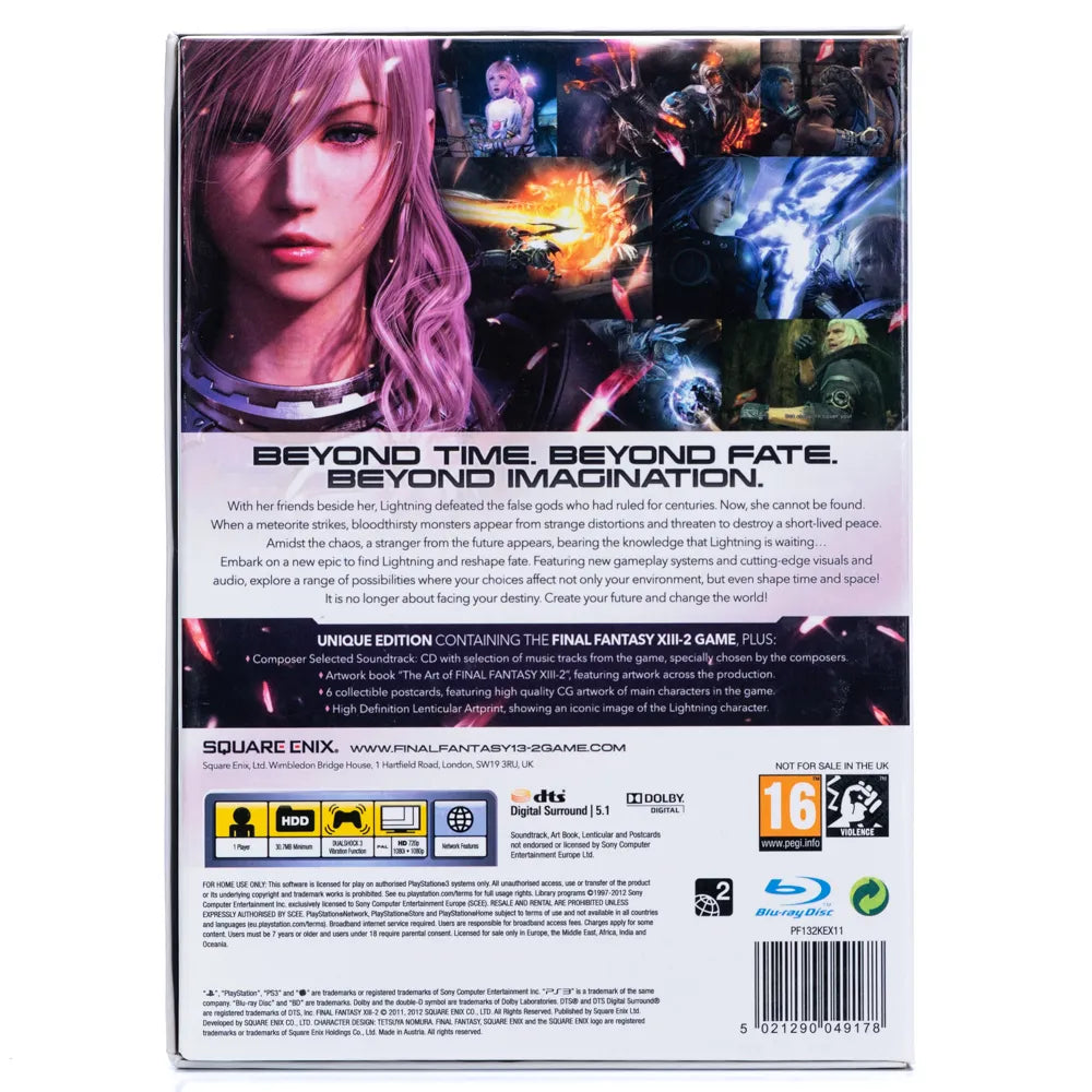 Final Fantasy XIII-2  Limited Collector´s Edition - PS3 spill (i Eske)