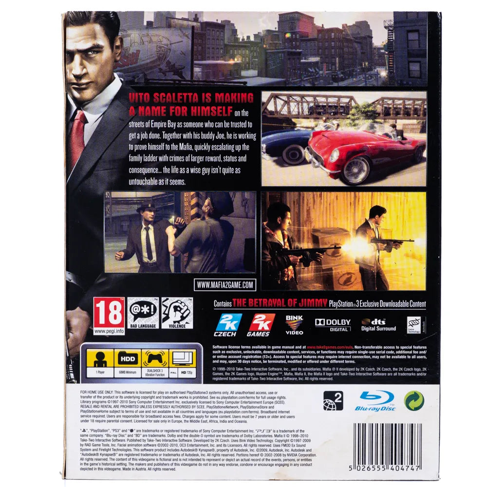 Mafia II - PS3 spill - Retrospillkongen