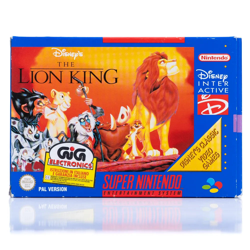 The Lion King - SNES spill (I eske) - Retrospillkongen