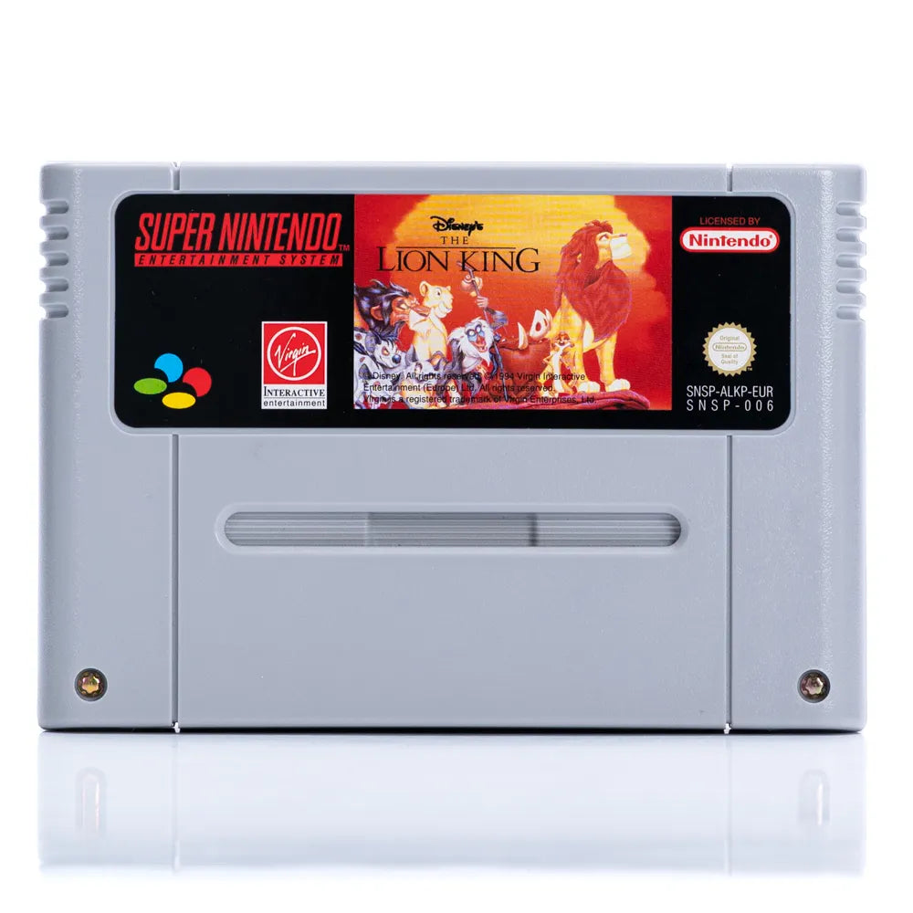 The Lion King - SNES spill (I eske) - Retrospillkongen