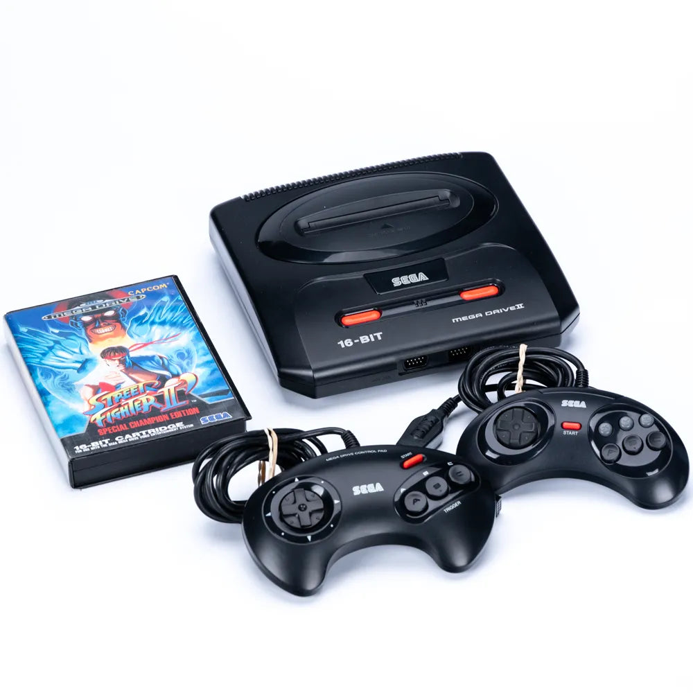 Sega Mega Drive II Street Fighter II Special Champion Edition i eske - Retrospillkongen