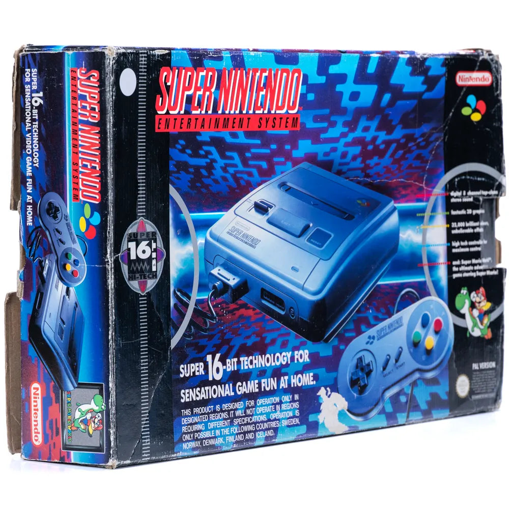 Super Nintendo Entertainment System Konsoll i eske - SNES