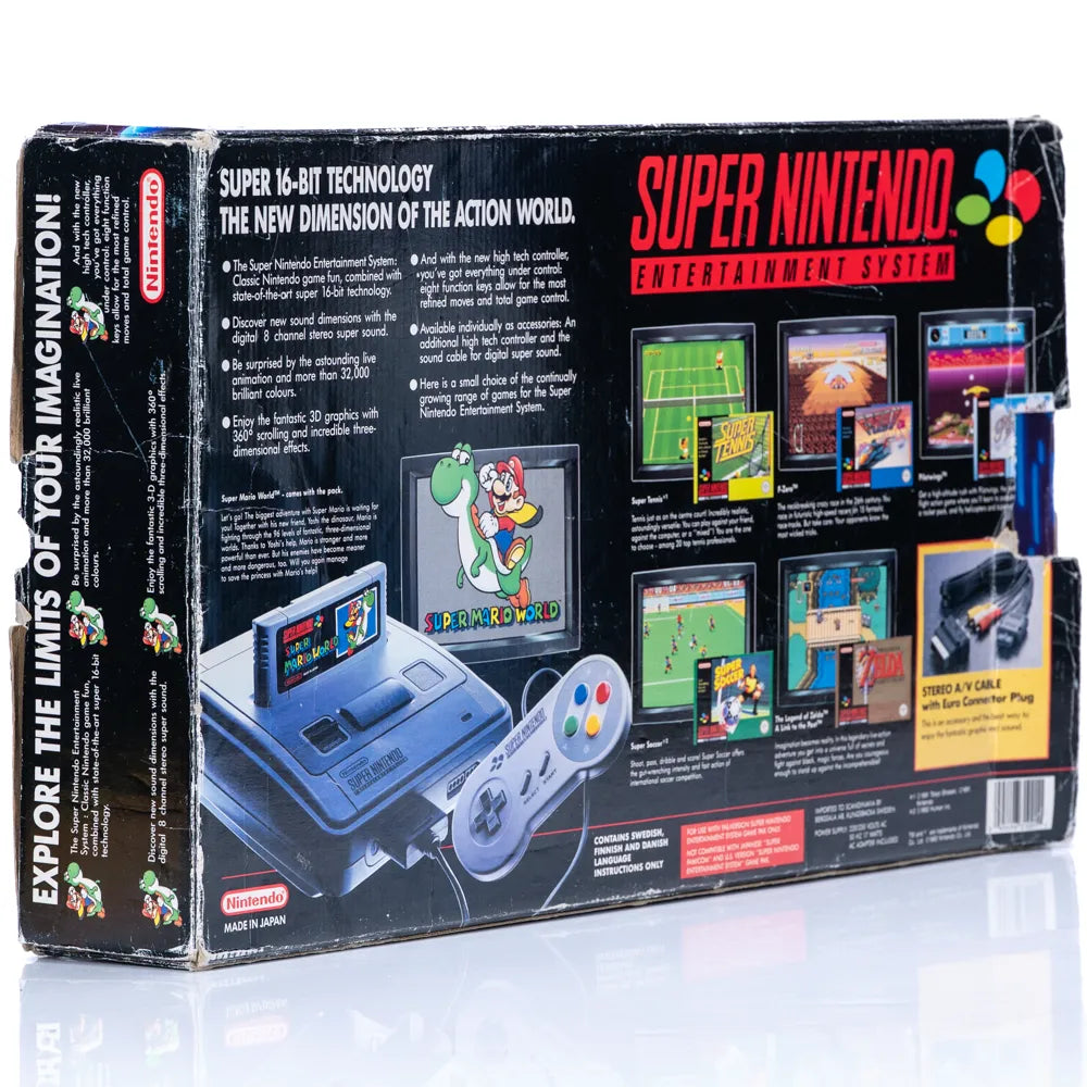Super Nintendo Entertainment System Konsoll i eske - SNES