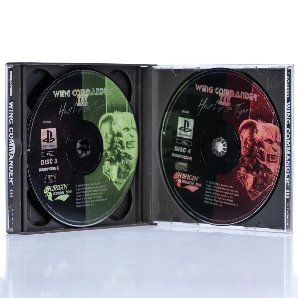 Wing Commander III: Heart of the Tiger - PS1 spill - Retrospillkongen