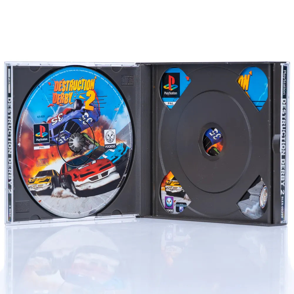 Destruction Derby 2 - PS1 spill - Retrospillkongen