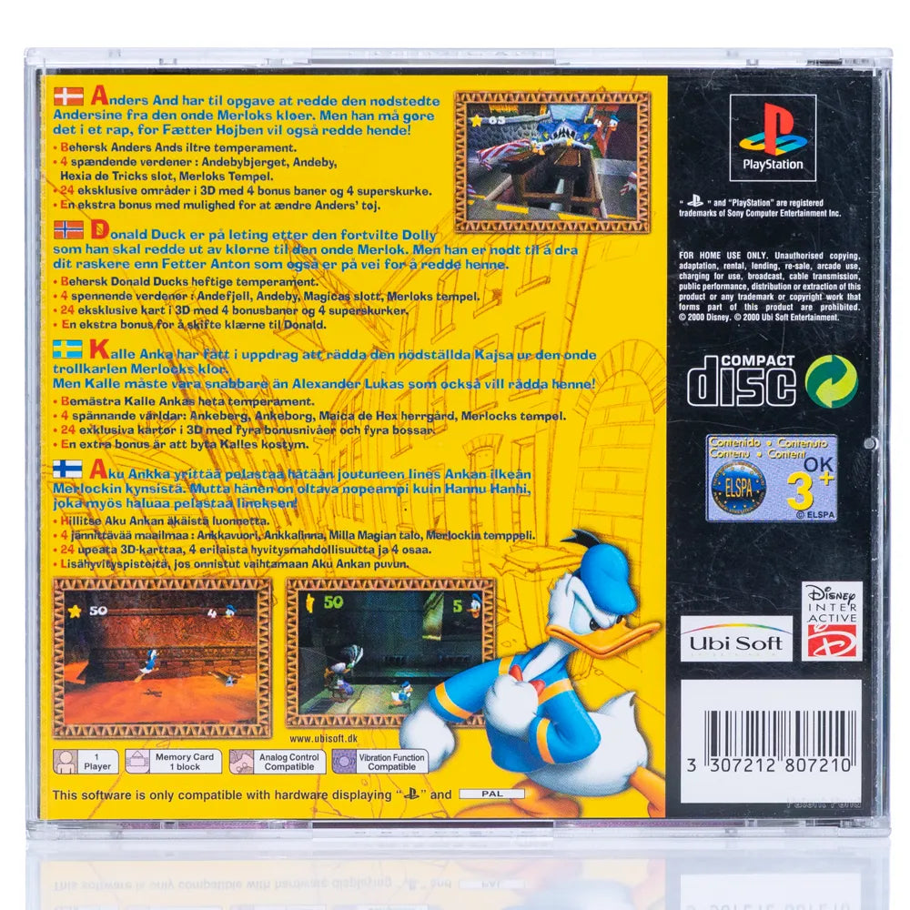 Donald Duck: Quack Attack - PS1 spill - Retrospillkongen