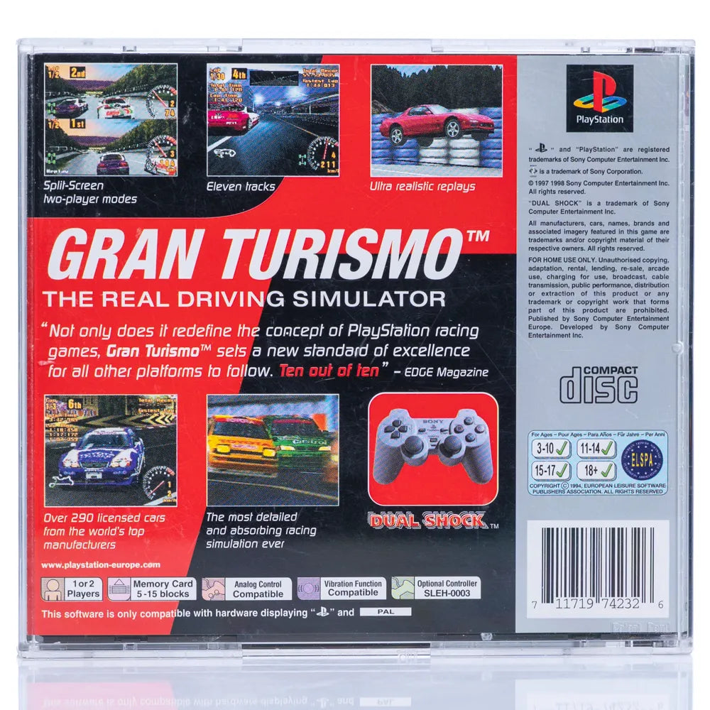 Gran Turismo: The Real Driving Simulator - PS1 spill - Retrospillkongen