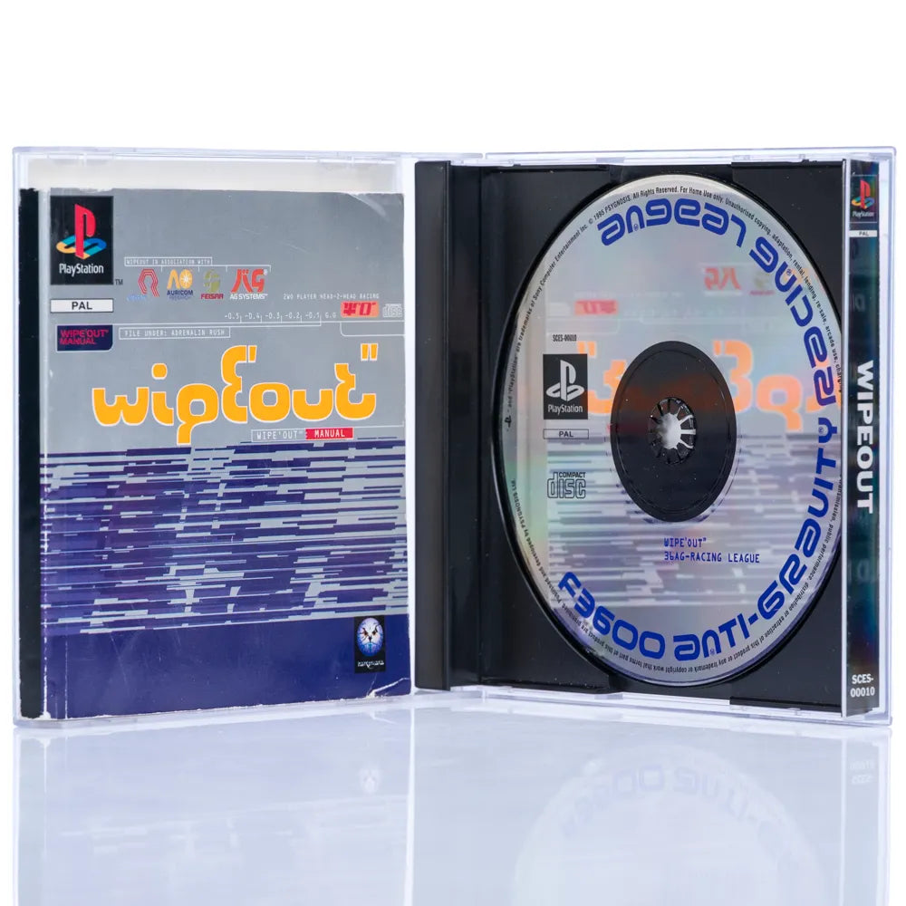 WipEout - PS1 spill - Retrospillkongen