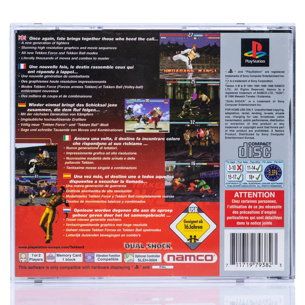 Tekken 3 - PS1 spill - Retrospillkongen