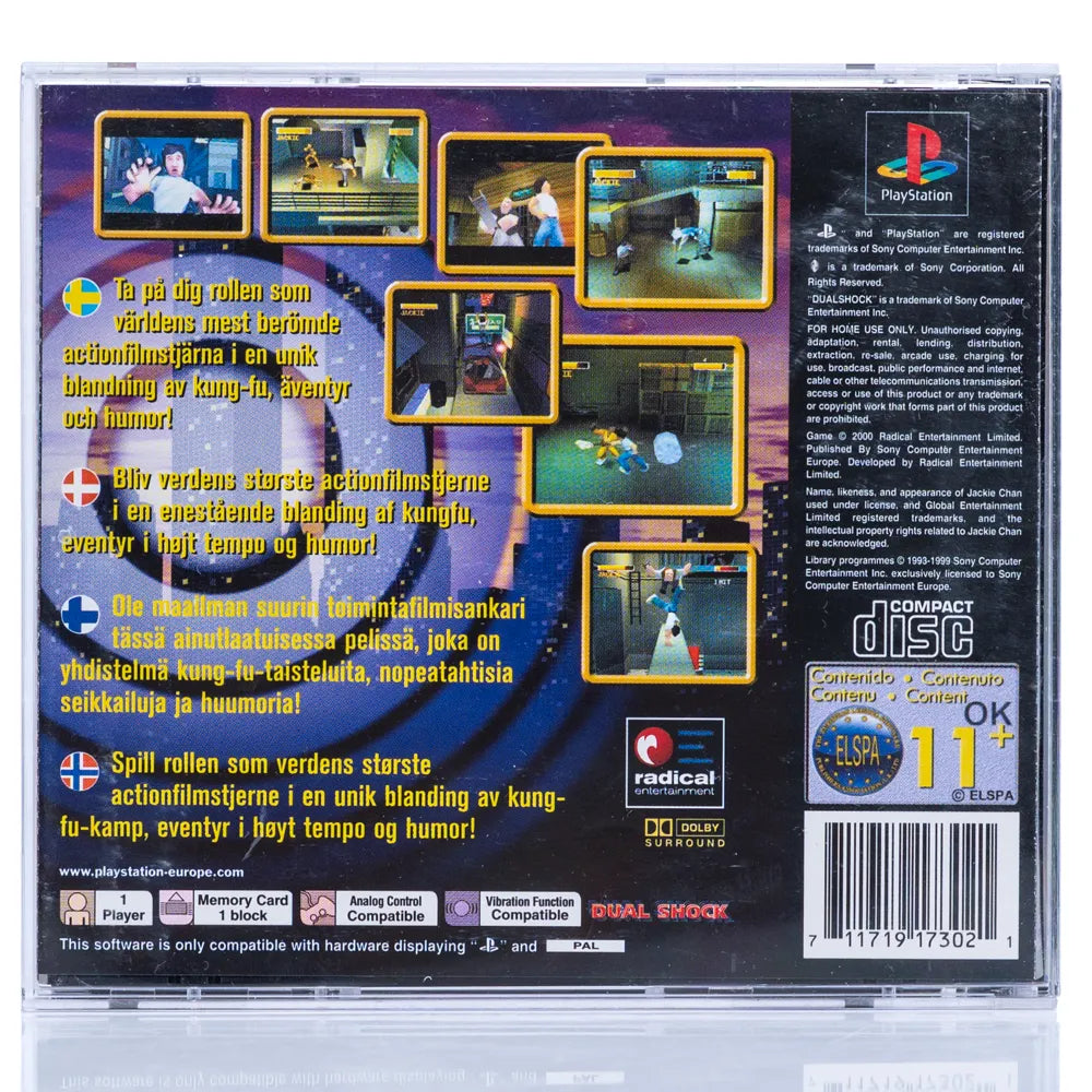 Jackie Chan Stuntmaster - PS1 spill - Retrospillkongen
