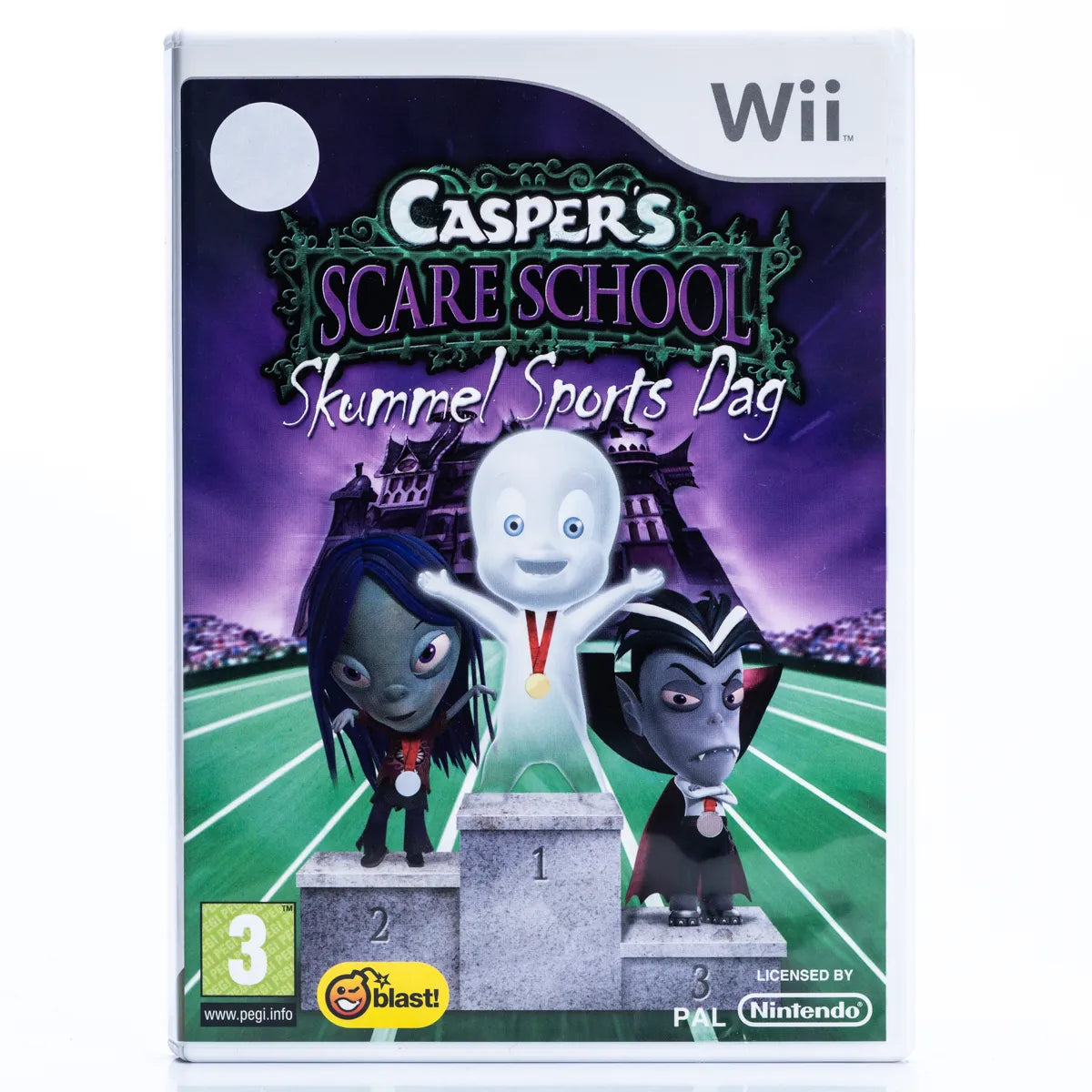 Caspers Scare School Skummel Sports Dag - Wii Spill - Retrospillkongen