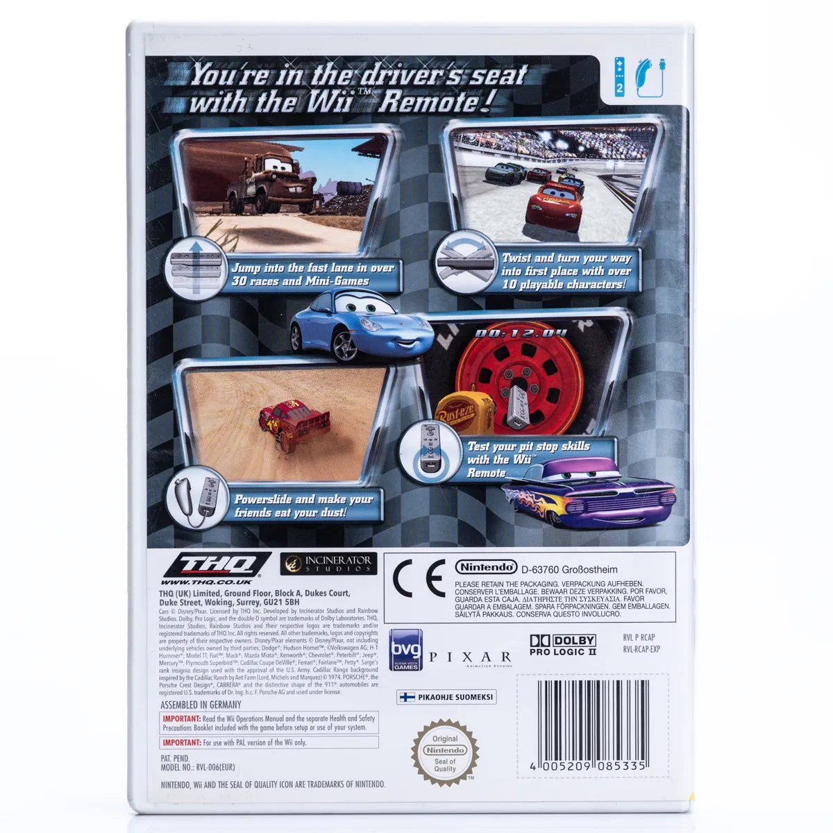 Cars - Wii Spill - Retrospillkongen