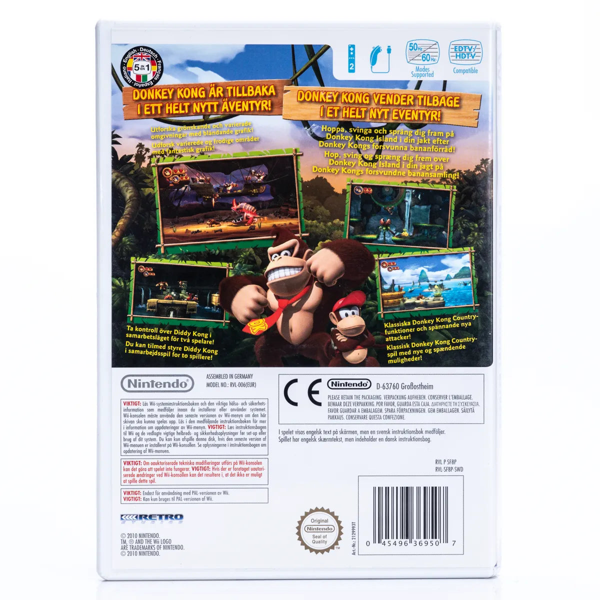 Donkey Kong Country Returns - Wii spill - Retrospillkongen