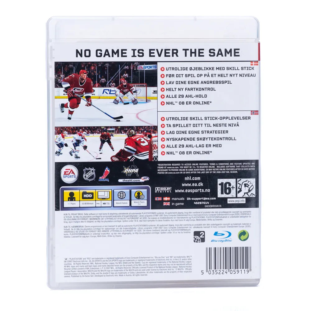 NHL 08 - PS3 spill - Retrospillkongen
