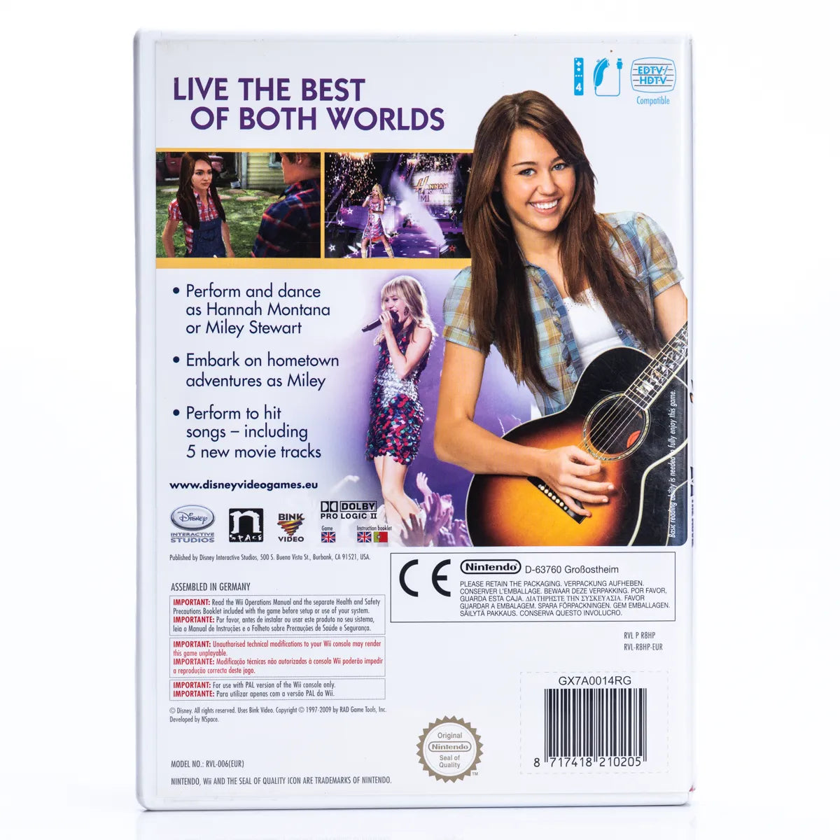 Hannah Montana The Movie - Wii Spill - Retrospillkongen