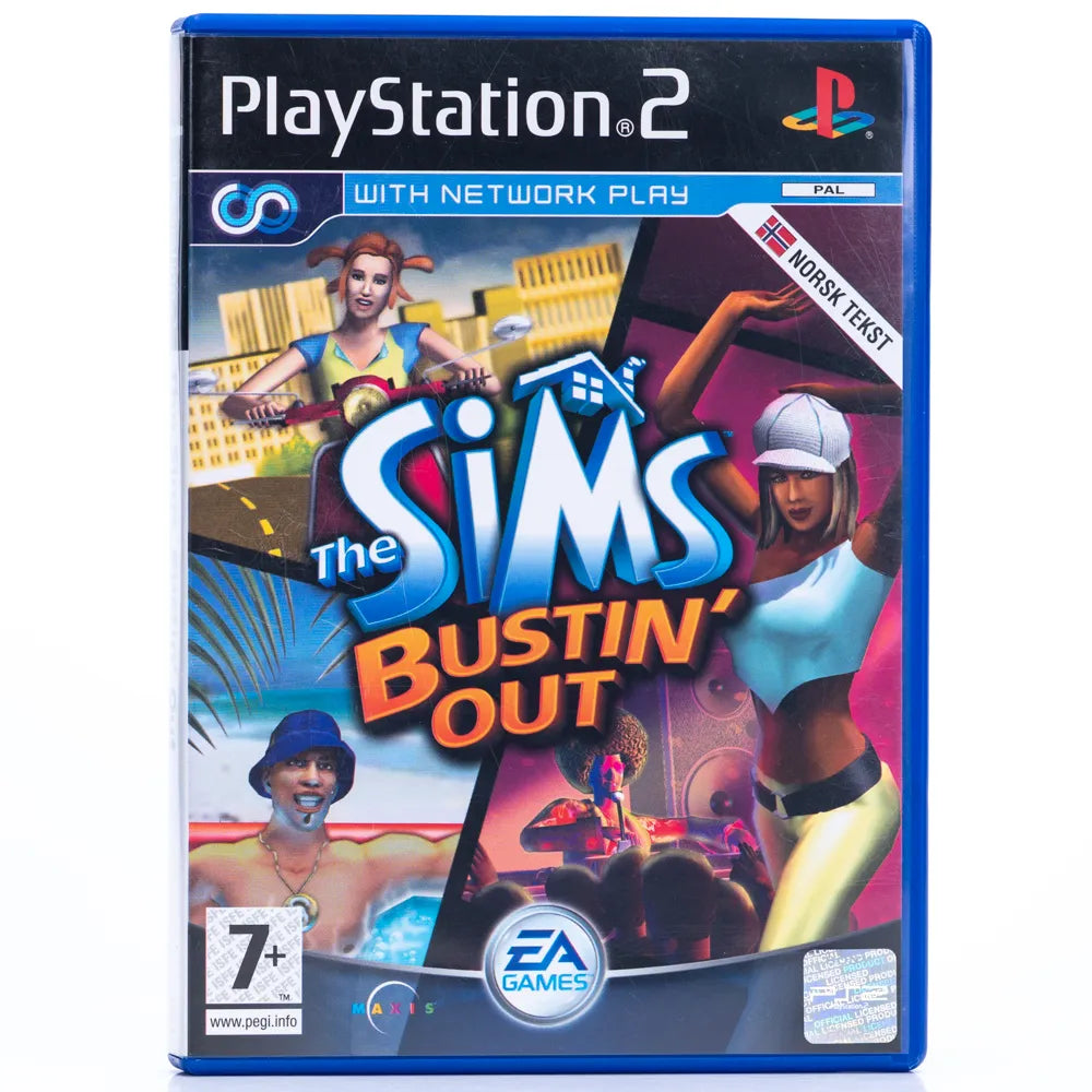 The Sims Bustin Out - PS2 spill - Retrospillkongen