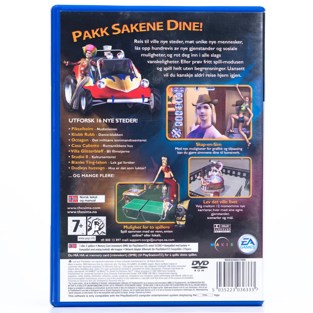 The Sims Bustin Out - PS2 spill - Retrospillkongen