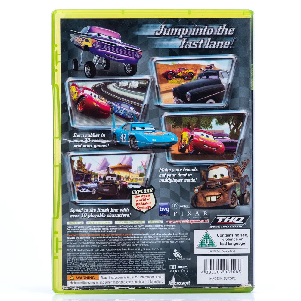 Cars - Xbox 360 spill - Retrospillkongen