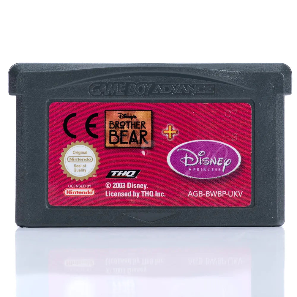 2 Games in 1: Disney's Brother Bear + Disney Princess - GBA spill