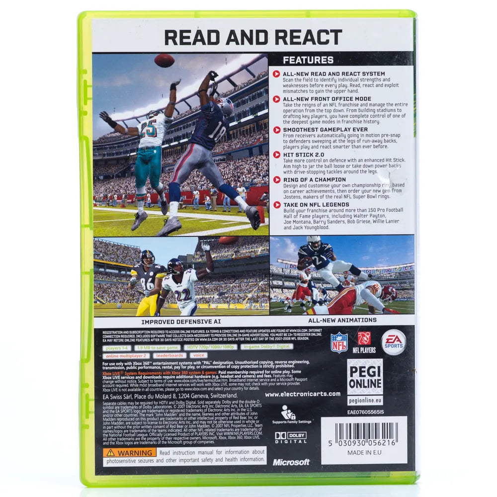 Madden NFL 08 - Xbox 360 spill