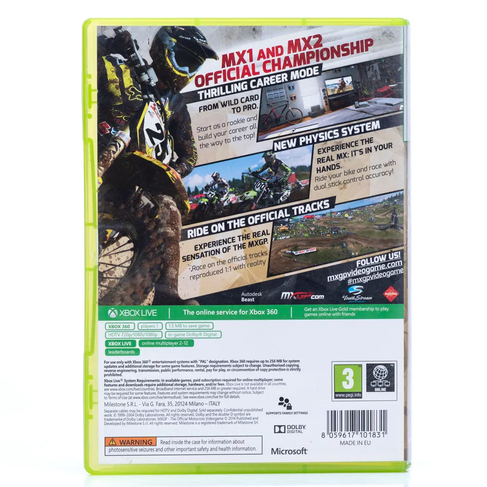MXGP: The Official Motocross Videogame - Xbox 360 spill
