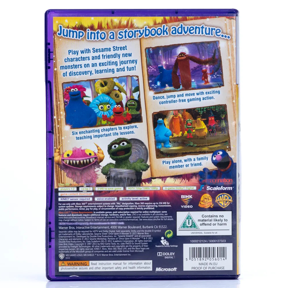 Sesame Street: Once Upon a Monster - Xbox 360 spill - Retrospillkongen