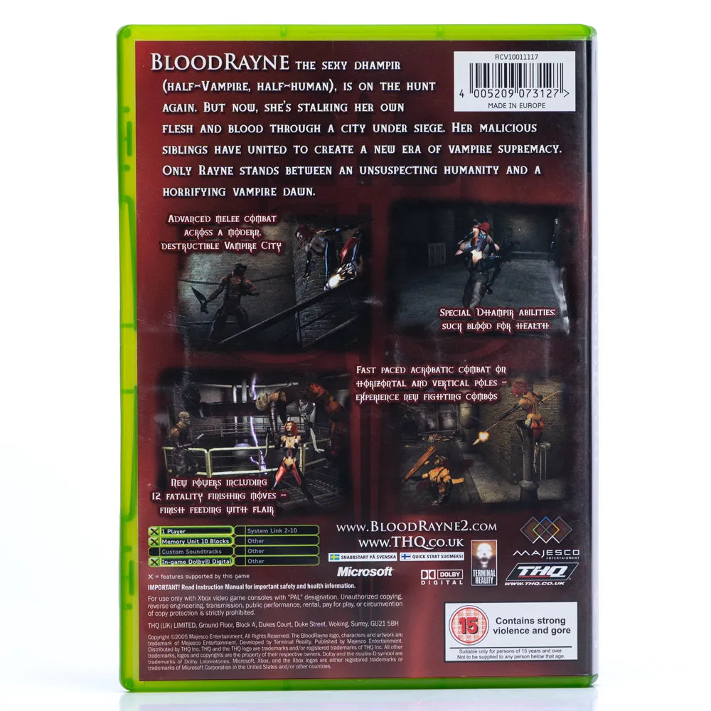 BloodRayne 2 - Xbox spill - Retrospillkongen
