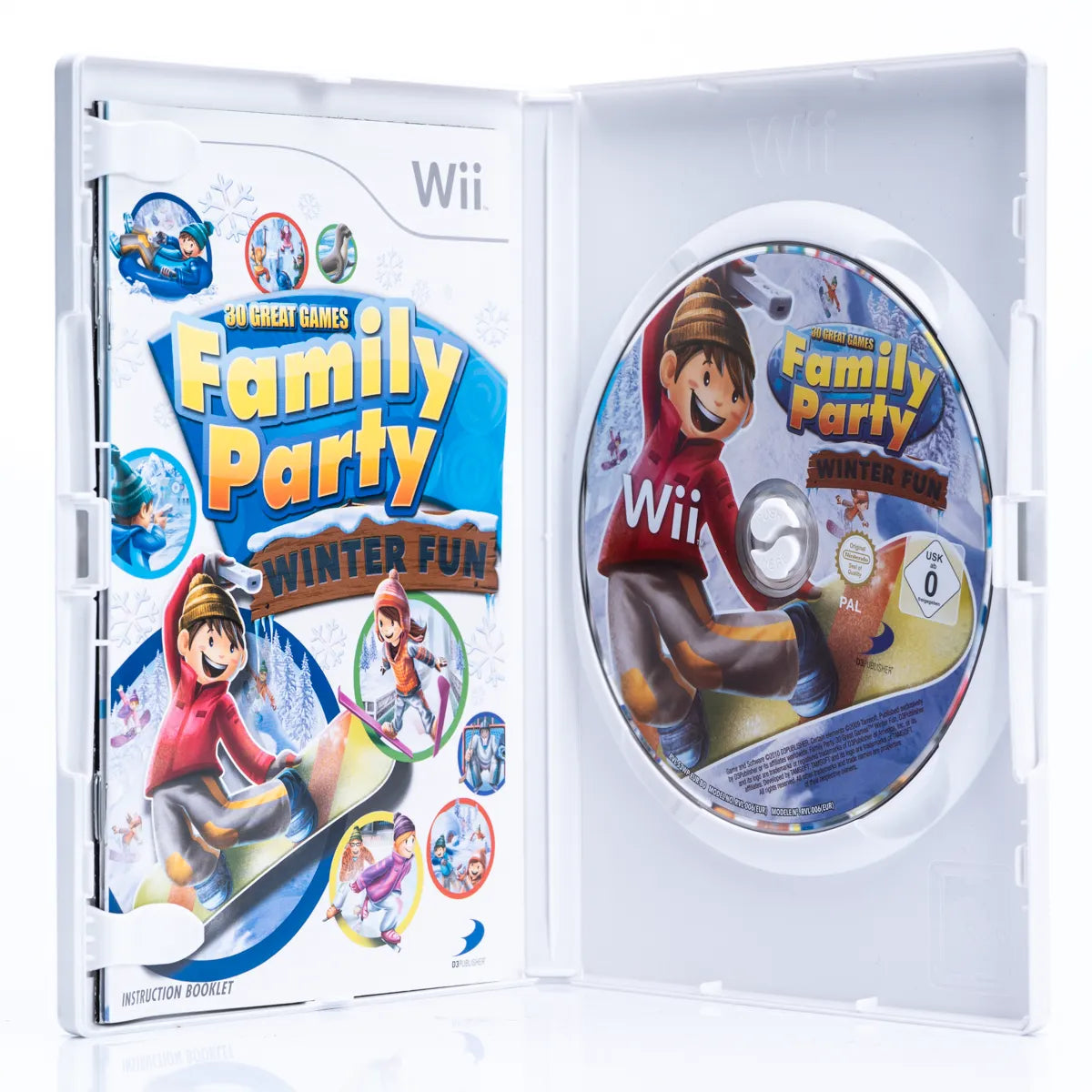 Family Party Winter Fun - Nintendo Wii Spill - Retrospillkongen